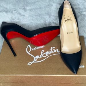 Christian Louboutin So Kate Point Toe 120mm Pump Navy Size 7